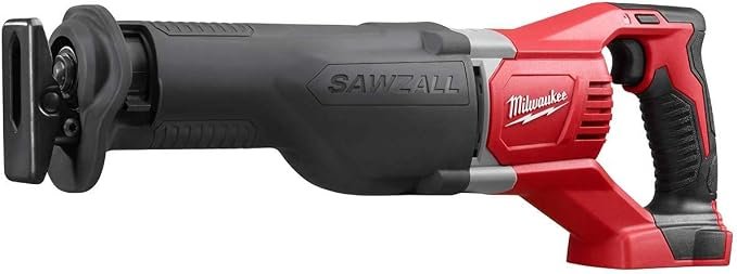 51PrdAa2wpL._AC_SX679_.jpg Milwaukee 2621-20 M18 18V Lithium Ion Cordless Sawzall 3,000RPM Reciprocating Saw with Quik Lok Blade Clamp and All Metal Gearbox (Bare Tool) - Image 1