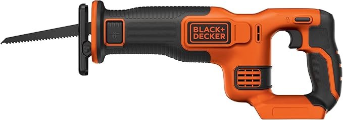 610IEp8ErpL._AC_SX679_.jpg BLACK+DECKER 20V MAX* POWERCONNECT 7/8 in. Cordless Reciprocating Saw (BDCR20B) - Image 1