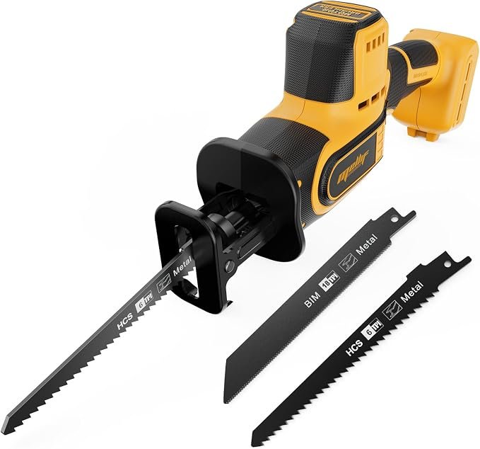 611bOhBHNYL._AC_SX679_.jpg Brushless Reciprocating Saw Compatible with Dewalt 20V MAX Battery(Tool Only), 3,000 SPM One-Handed Cordless Sawzall, 1 - Image 1