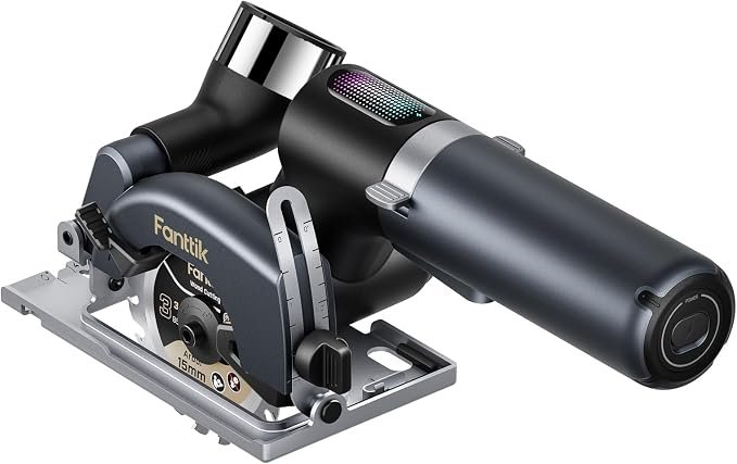 617UoBWxavL._AC_SX679_.jpg Fanttik O11 Pro 3-3/8 Inch Mini Cordless Circular Saw, 4500RPM Brushless - Image 1
