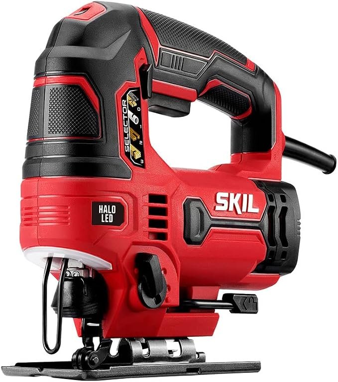 61MmPwBPNwL._AC_SX679_.jpg SKIL 6 Amp Corded Jig Saw with Tool-Free Blade Change - JS314901 - Image 1