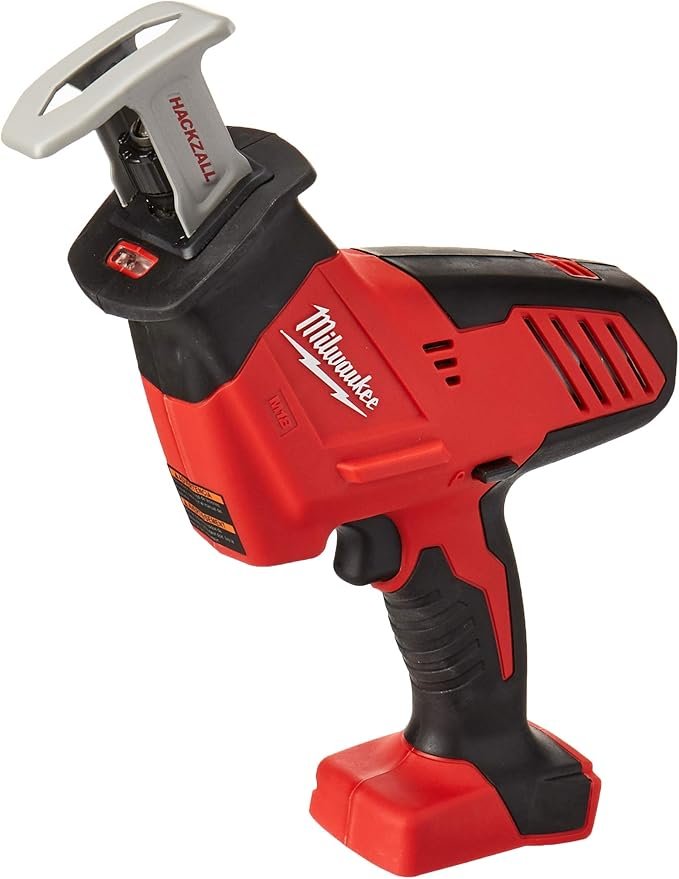 71N2VhKDN8L._AC_SY879_.jpg Milwaukee 2625-20 M18 18-Volt Lithium-Ion Cordless Hackzall Reciprocating Saw, Bare Tool - Image 1
