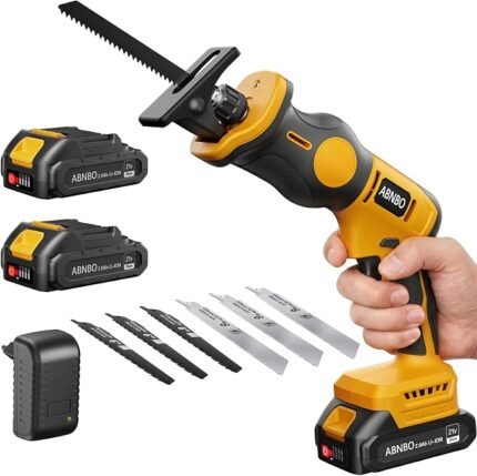 Brushless Cordless Reciprocating Saw for Wood/Metal/PVC Cutting