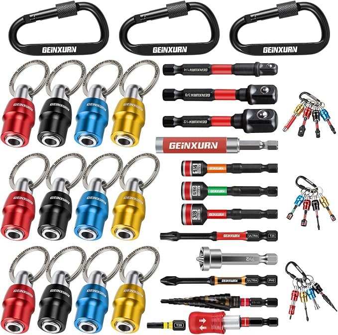 81VuBYruhHL._AC_SX679_.jpg 25Pcs Bit Holder Key Chain, 1/4 - Image 1
