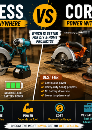 Cordless vs Corded Choosing Power Tools