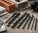 Masonry Drill Bits on Dusty Workbench